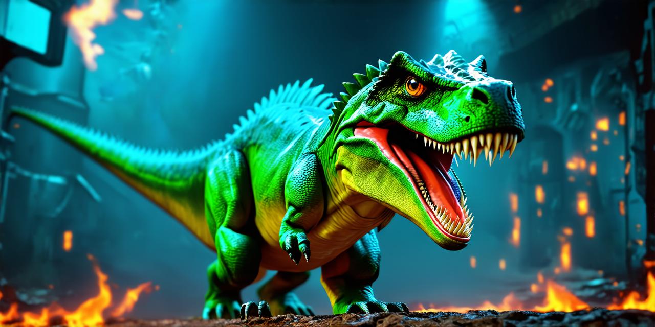 Experience the thrill of playing a realistic 3D dinosaur game