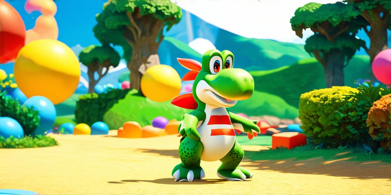 Explore the exciting world of Yoshi in this immersive 3D game