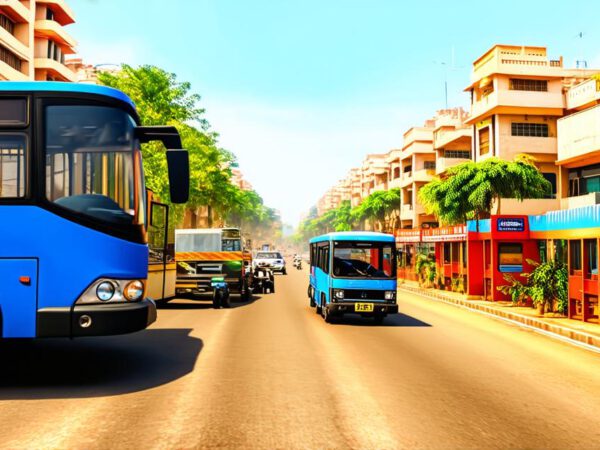 Experience the thrill of driving in India with our Bus Simulator 3D game