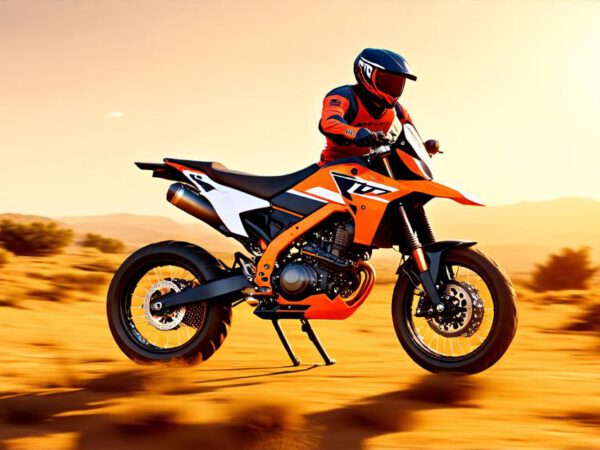 Experience the thrill of riding a KTM bike in our realistic 3D game