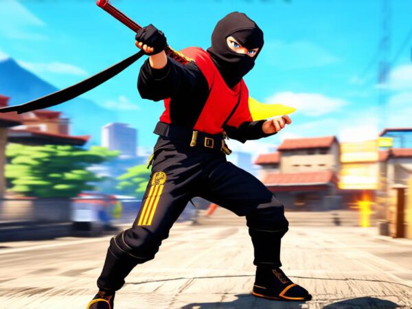 Experience the Exciting Gameplay of Ninja Hattori in 3D!