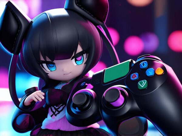 Experience Kuromi in a 3D game environment